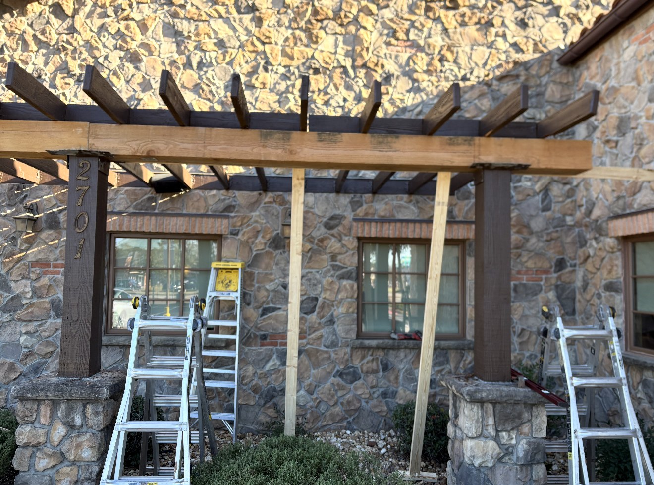 Pergola Rebuild — In Progress