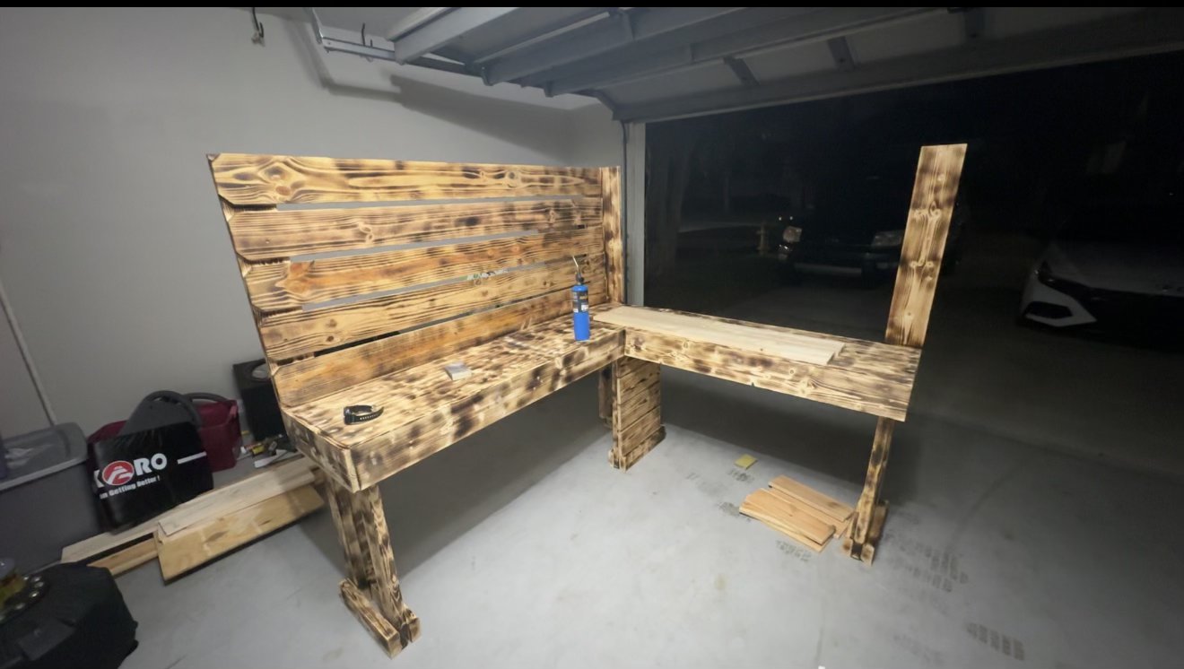 L-Shaped Desk Build (In Progress)